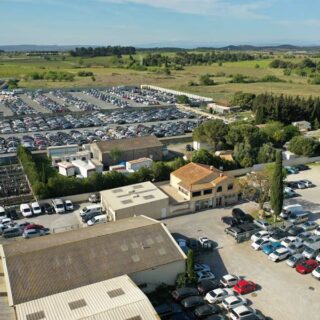 vue aérienne de nos entrepôts Occitanie